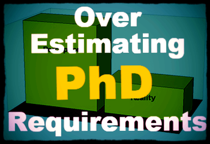 How not to Get a PhD: By Overestimating What is Required.