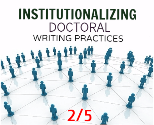 Institutionalizing Doctoral Writing Practices: Writing-for-Publication Groups (2/5)